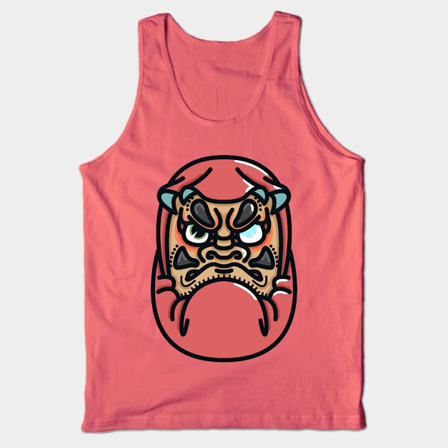 Daruma Tank Top by Never Not Tired Club